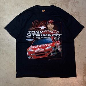 Black Tony Stewart #14 Racing Graphic Tee